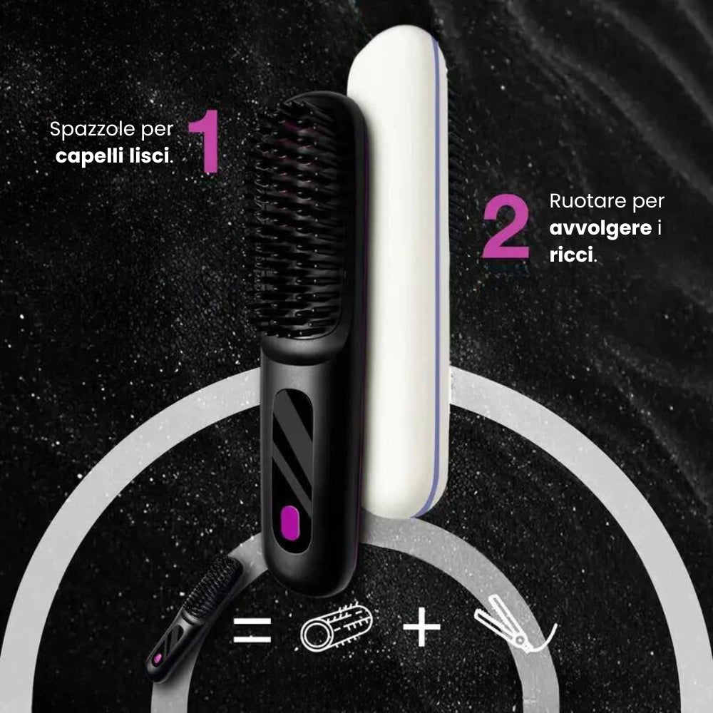 La Spazzola Lisciante Portatile Senza Fili